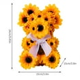 thumbnail image 3 of 1Xsunflower Bear Clearance! Sunflower Bear Doll Decoration Summer Sunflower Thanksgiving Garden Decoration, 3 of 9