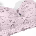 thumbnail image 5 of MDUKONU Bras for Women Womens Wireless Bra, Smooth Comfort Full Coverage Bra, Foam Cups, Convertible Bra Straps Hot Pink 40, 5 of 7