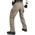 thumbnail image 2 of Men's Waterproof Pants Loose Fit Tactical Combat Army Cargo Pants With Multiple Pockets, 2 of 5