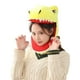 thumbnail image 1 of Lindo gorro con cabeza de dinosaurio, divertido gorro de dinosaurio, gorro cálido de animal, gorro de dibujos animados, gorros de fiesta. Amarillo, 1 of 9