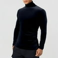 thumbnail image 2 of Yhkghxis Mens Turtleneck Sweaters Solid Color Long Sleeve Pullover Sweater Coat Warm Knitwear Tops Winter Sweaters for Men, 2 of 4