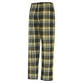 thumbnail image 3 of Men's Concepts Sport Gold/Black Vegas Golden Knights Region Flannel Sleep Pants, 3 of 3