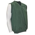 thumbnail image 3 of Weather Perfect Men's V-Neck Pullover Golf Wind Vest, Large Green, 3 of 3