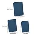 thumbnail image 2 of LLQkigsxse Small Glass Pans for Baking Multiple Color Size Options Use Large Capacity Serving Tray Practical Food Grade Storage Tray for Home Deformed Shockproof Baking P, 2 of 3