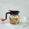thumbnail image 4 of TIMIFIS A Teapot Coffee Pot and Tea Separation Thermal Insulation Pot Indoor Home Office Thermal Insulation Pot Pattern Exquisite Braised Teapot 800ml Kitchen Appliances, 4 of 5