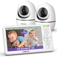 thumbnail image 1 of Monitor para bebé ANMEATE 15 cm 2 cámaras con audio, sin Wi‑Fi, 1 of 8