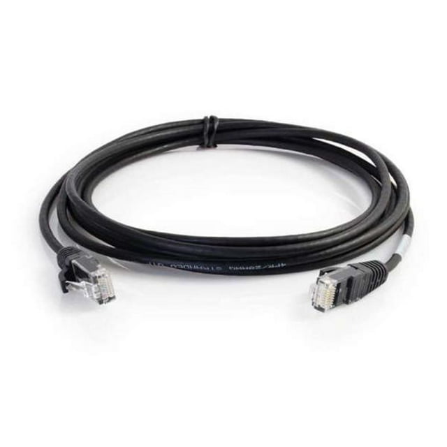 5 ft. Cat6 Snagless Unshielded UTP Slim Ethernet Network Patch Cable, Black