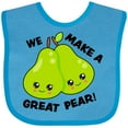 thumbnail image 3 of Inktastic We Make a Great Pear Valentine Girls Baby Bib, 3 of 4