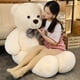 thumbnail image 3 of Oso de peluche gigante para novia o niños, 31,5 pulgadas(Marrón oscuro), 3 of 3