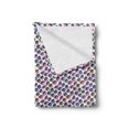 thumbnail image 2 of Colorful Soft Flannel Fleece Throw Blanket, Vintage Sunglasses Hand Drawn Style Illustration Fashion Accessories Summertime, Cozy Plush for Indoor and Outdoor Use, 60" x 80", Multicolor, by Ambesonne, 2 of 5