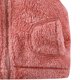 thumbnail image 5 of Chaqueta de invierno para niños, de color sólido, sin mangas, con capucha y cremallera, forro polar, cálida, de poliéster., 5 of 8