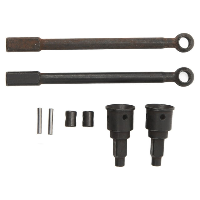 Front Axle Drive Shaft, Rust Proof Sturdy Steel RC Drive Shaft 6PCS for Axial UTB18 Capra RC Car