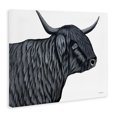 thumbnail image 3 of Stupell Industries Filmore Black Bull Portrait Canvas Wall Art, design by Ashley Justice, 3 of 7