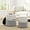 Gray & Silver, variant on Favory Ottoman with Storage - Set of 2 Storage Ottomans, 1 Large & 1 Small Nesting Ottoman Side Table, Upholstered Linen Round Foot Rest Vanity Stool for Bedroom Living Room (Gray)