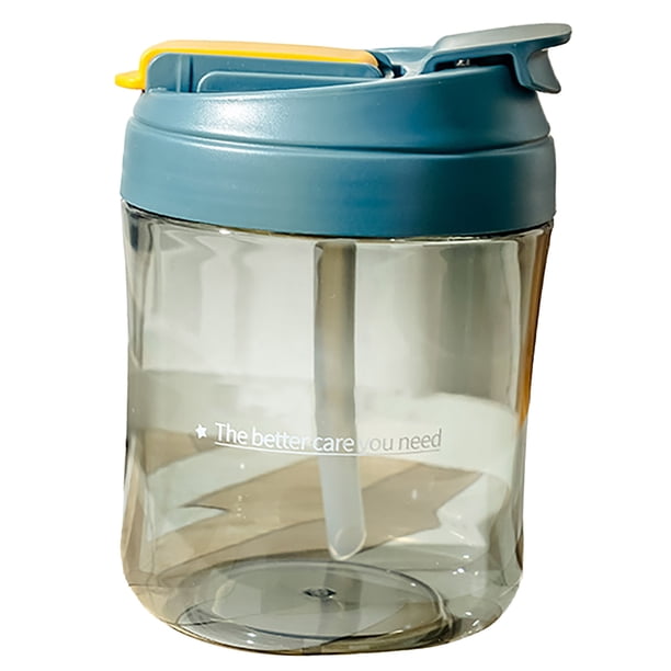 Botella De Agua, Taza De Paja De Plástico Portátil Para Caminar