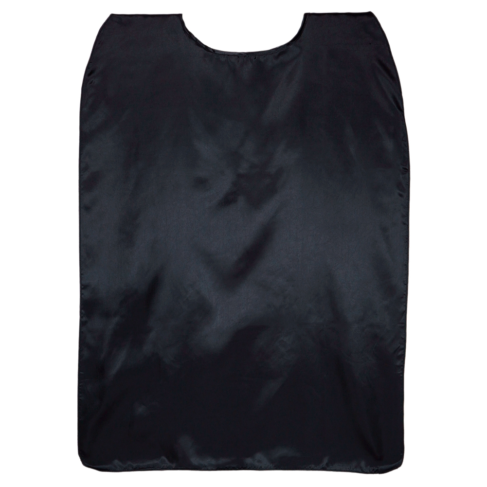Shiny Black Satin Superhero Cape Adult Child Halloween Costume Birthday Party