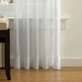 thumbnail image 2 of Mainstays Crushed Voile Indoor Single Curtain Panel, White, Polyester, 51"W x 84"L, Adult, 2 of 7