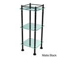 thumbnail image 4 of Three Tier Etagere with 14 Inch x 14 Inch Shelves - Satin Nickel, 4 of 5