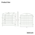 thumbnail image 3 of BOFANG 24 Inch Foldable Metal Pet Fence With 8 Panels Self-assembled Into A Shape.White, 3 of 10