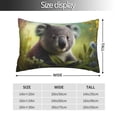 thumbnail image 2 of Balery Daisy Koala Funda de Cojín Estampada, Regalos para Mujeres, Regalos de Amor para Ella, Regalos para Novia o Esposa, Funda de Almohada-20"x30", 2 of 6