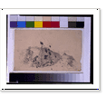 thumbnail image 2 of Historic Framed Print, Soldier's mud hut.E.F., 17-7/8" x 21-7/8", 2 of 9