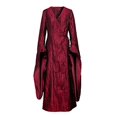 thumbnail image 1 of Costume Cosplay Femme Rouge Melisandre Robe Maxi Médiévale Renaissance Gothique Irlandaise Rétro (TTG), 1 of 4