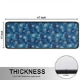 thumbnail image 5 of Kitchen Rugs Sets Of 2,Blue Christmas Snowflake Pattern Anti Fatigue Kitchen Mat Rugs Non Slip Washable,Decorative Kitchen Floor Mats for Kitchen,Sink,Laundry,17"x47"+17"x47", 5 of 5