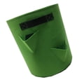 thumbnail image 4 of Bolsa de cultivo de plantas de fresa, jardín de la casa, portátil, flor de patata, maceta, maceta, verde, 30x35cm, 6 agujeros Vogacara HA6255-02B, 4 of 6