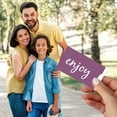 thumbnail image 5 of Swipe It Gift Card Holder Sleeves, Purple, 3.93" x 2.64" x 3.90", 100 Count, 5 of 6