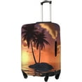 thumbnail image 3 of Sunset Coconut Palm Tree Beach Travel Luggage Suitcase COVER, Washable Suitcase COVERS Elastic, XL - Fits 29-32 inch luggage (No Suitcase), 3 of 6