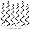 thumbnail image 5 of Beistle Twirly Whirlys black Party Decoration (Case of 36), 5 of 6