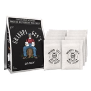 Grandpa Gus's GPP-10-6 Peppermint & Cinnamon Scented Mouse Repellent Pouch