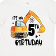 thumbnail image 4 of Inktastic Construction Truck It's My 5th Birthday Boys or Girls Toddler T-Shirt, 4 of 5