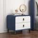 thumbnail image 3 of Dressers Bedside Table Solid Wood Veneer Bedroom Locker Simple And Environmentally Friendly Small Installation Bedside Cabinet My Lux Decor Round, 3 of 16