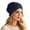 Navy -AC03, variant on Lumtrix Chemo Headwear for Women Flower Beanies Turbans Hats Stretch Elastic Easy To Wear Hair Loss Light Blue