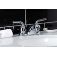 thumbnail image 3 of Kingston Brass KB251RXLLP Restoration 4-Inch Centerset Bathroom Faucet, Polished Chrome, 3 of 5