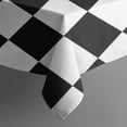 thumbnail image 4 of Black and White Checkered Pattern Rectangle Tablecloth 60"x120",Waterproof Polyester Rectangle Table Cloth, Wipeable Spillproof Polyester Tablecloth for Dining, Camping, Indoor and Outdoor, 4 of 6
