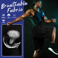 thumbnail image 3 of Shorts de baño para hombre Scotamalone de secado rápido en nylon negro, 3 of 5