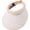 Khaki, variant on Visor Hats for Women, Summer Pearl Wide Brim Sun Hat Clip on UPF 50+ UV Protection Caps for Outdoor Sports Travel and Beach, Head Open-top Hat, White