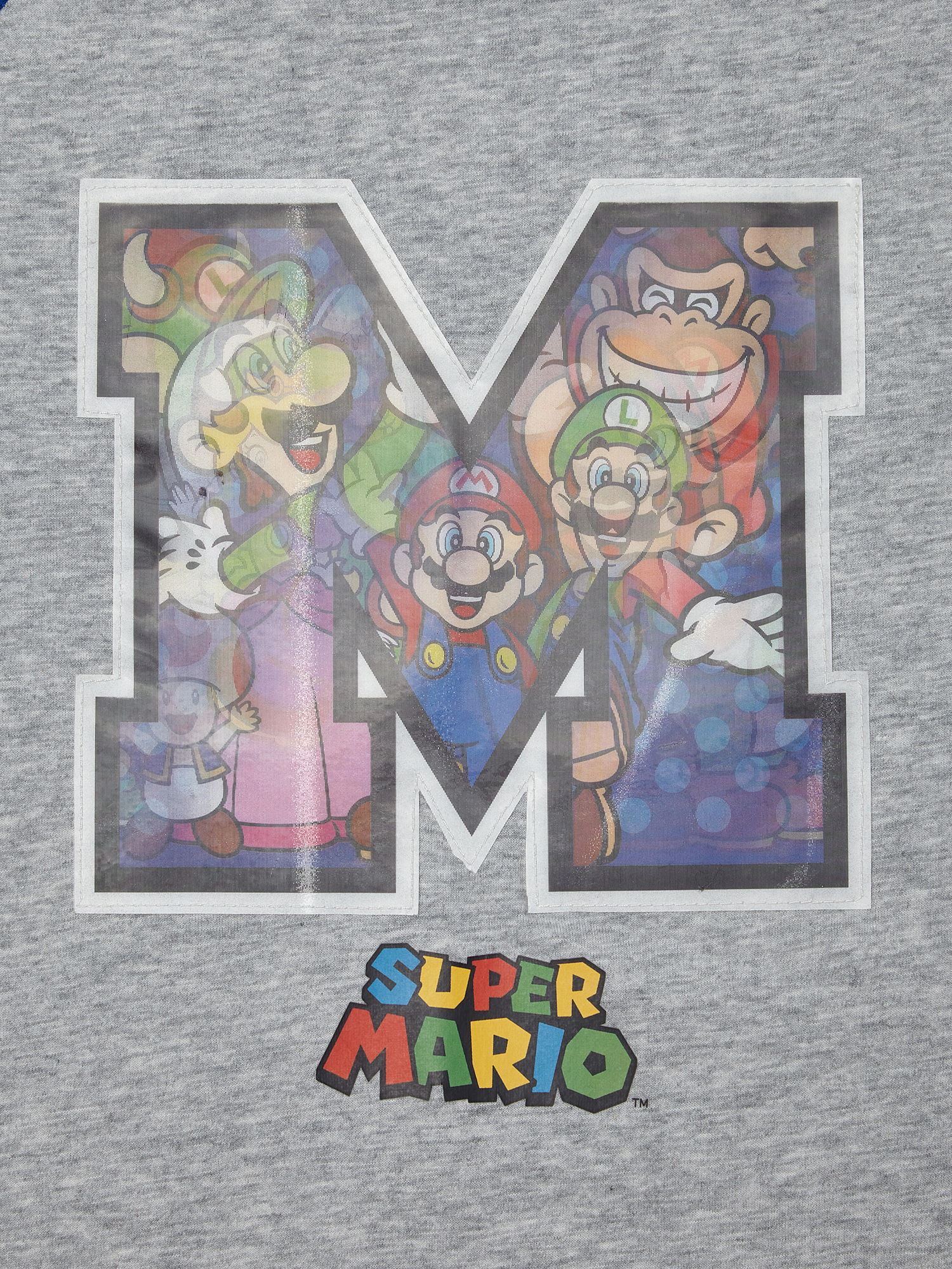 Super Mario Bros. Boys Mario & Friends Graphic Long Sleeve T-Shirt, Sizes 4-18 - image 3 of 3