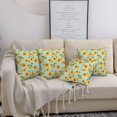 thumbnail image 7 of Throw Pillow Covers, White Polka Dot Sunflower A Soft Square Pillow Cases with Invisible Zipper for Couch Bed Sofa, Farmhouse Fall Home Decor 20"x20", 7 of 7
