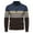 Blue, variant on Mens Sweater, Fashion Color, Matching Large Cardigan Half Zipper Knitted Shirt Sweater Jacket, Autumn Winter Casual Wear, Breathable Fabric, Trendy Men's Clothing