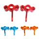 thumbnail image 5 of Vogacara RCGOFFLOW-portador de buje de dirección, nudillos de bloque de dirección duraderos para todoterreno 1/10 FS 53633 51805 51806 53625 Kits de construcción modelo Rojo, 5 of 6