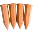 thumbnail image 1 of Cono de riego de arcilla, juego de 4 accesorios de riego, botella de 1,5 L, terracota, 1 of 5
