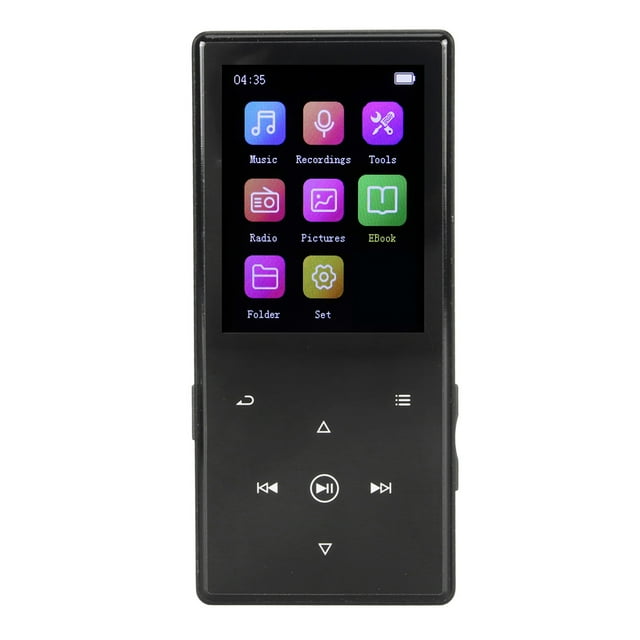 Lecteur MP3, Haut-Parleur Intégré, Lecture Vidéo Photo, Enregistreur Vocal, Son Multifonction HiFi Sans Perte, Réduction de Bruit, Écran Couleur Ultra Fin