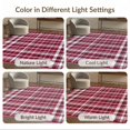 thumbnail image 5 of ODIKA 8'x10' Washable Area Rug Plaid Centered Gingham Tartan Motif Balanced Festive Layout Striped for Living Room, Under Sectional, Family , Durable, Non-Slip, 5 of 5