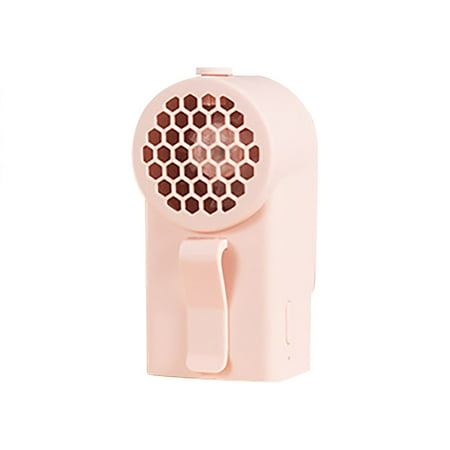 

Small Cooling Fan Fan Cooler Portable Personal Clip-On Small Electric Fan for Summer Cooling Pink Plastic