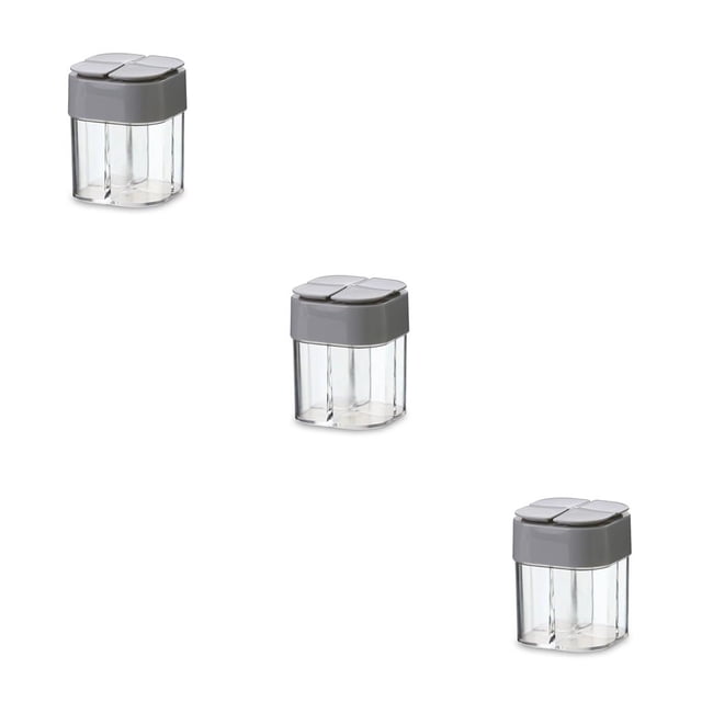 Naiovety Dispensador de salero 4 en 1, tarro para condimentos, organizador de condimentos para barbacoa Type1 NO1 Naiovety CBP229266