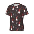 thumbnail image 5 of Qekee Cute Christmas Gnomes Classic Fit T-Shirt Men's Shirt Men's Tight Short Sleeves for Exercise, Running, Mountaineering - Cute Christmas Gnomes, 5 of 9
