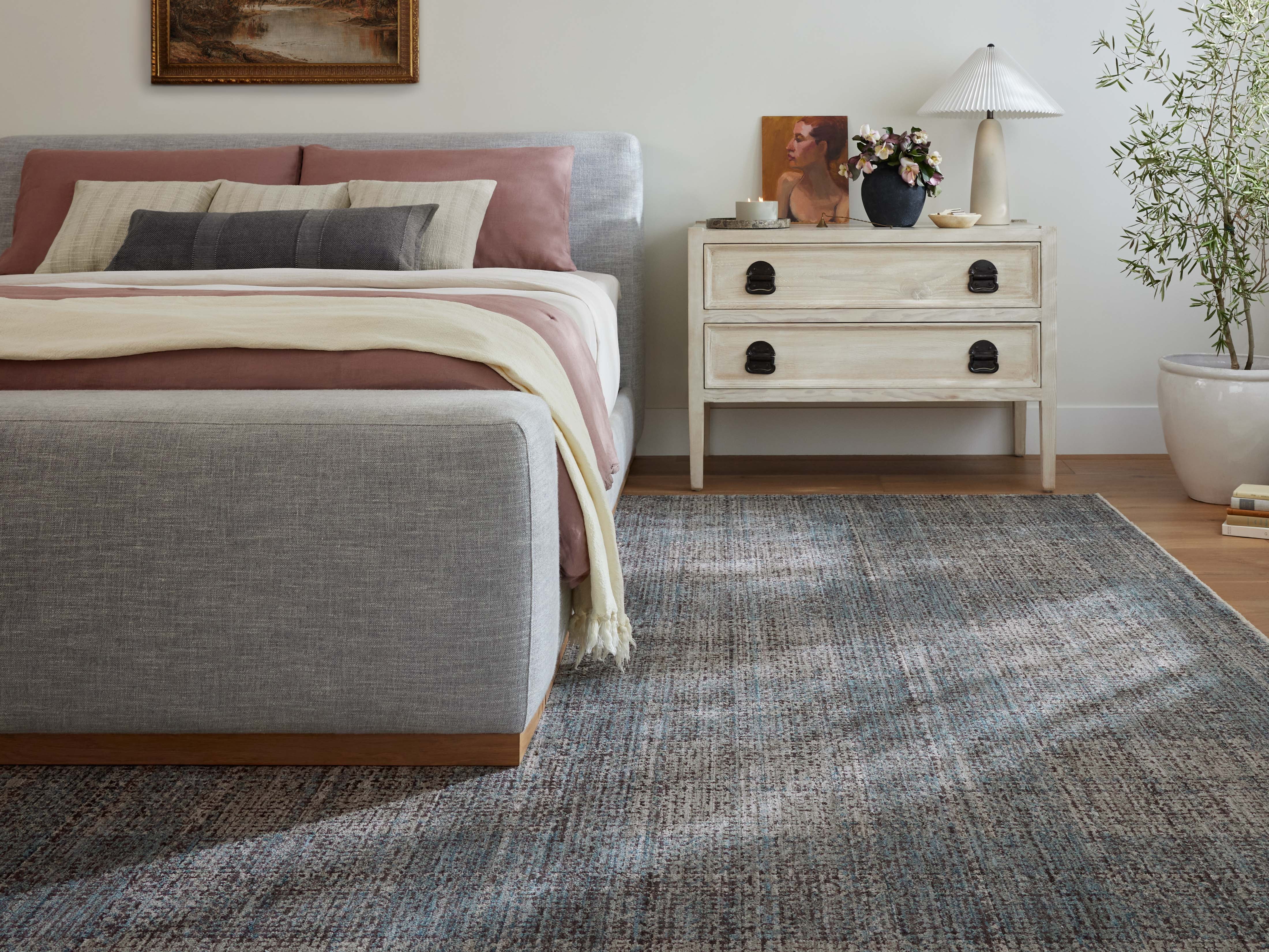 Angela Rose x Loloi Ember Denim / Charcoal 2'-7" x 10'-0" Runner Rug